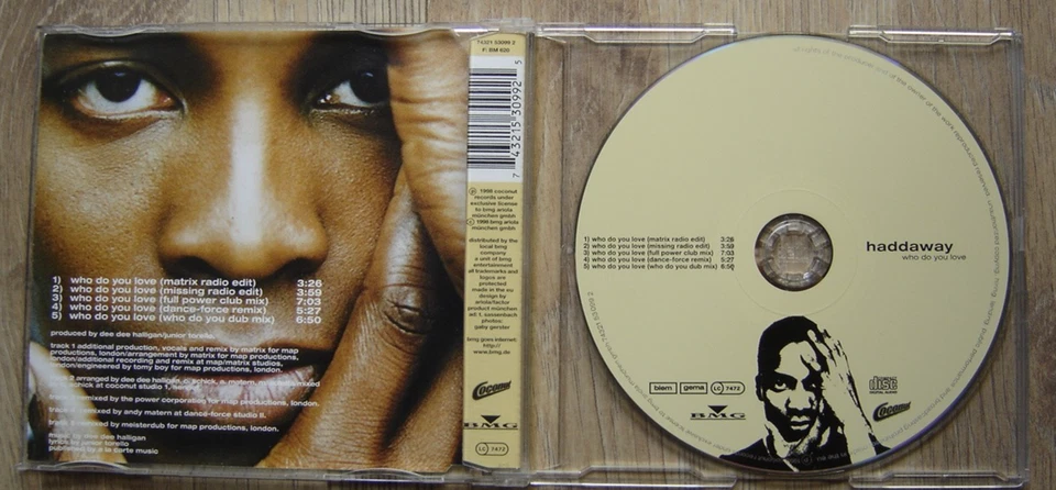 Single-CD who do you love / haddaway / 1998 - Bild 2 von 2
