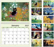 2027 Wall Calendar - 2027 Calendar 12 Month from Jan. 2027 - Dec. 2027