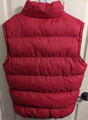 Universal Studios Back To The Future Marty McFly Red Puffer Vest 