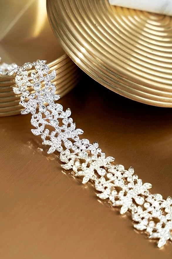 Diademas para el cabello de piedras pelo de moda mujer accesorios cabello boda Foto 2 de 4