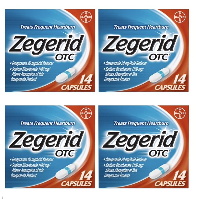 Zegerid OTC Heartburn Relief Capsules 20 MG 14 EA for sale online eBay