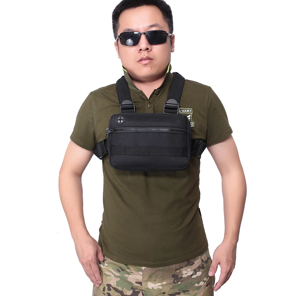 Unisex Chest Bag - Sporty Shoulder Pack for Running & Phone Storage