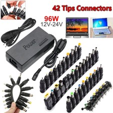 96W Universal Laptop Power Supply Charger Adapter 42Tips Notebook Charger 12-24V