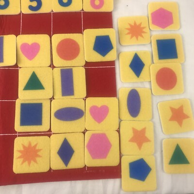Horizon Group Educational Felt Tile Set Alphabet ABC Numbers 123