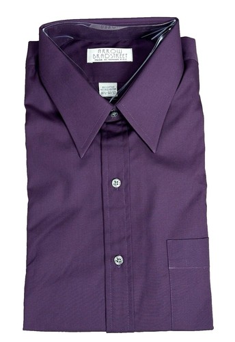 Arrow Men's Long Sleeve Dress Shirt Size 16 34/35 Purple Button Down | eBay Arrow Men's Long Sleeve Dress Shirt Size 16 34/35 Purple Button Down | eBay