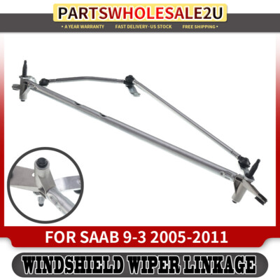 Windshield Wiper Linkage - Compatible with 2003 - 2011 Saab 9-3 2004 2005 2006 2007 2008 2009 2010