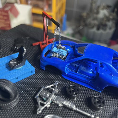 1:64 Diorama Engine Hanger Models Car Repair Workshop Scene Display Props Models - Picture 5 of 16