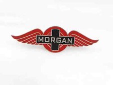 Vintage Morgan Cars Car Metal Bonnet Hood Badge Emblem Red & Black |Fit For