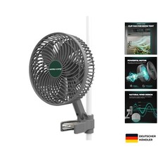 MARS HYDRO M6 Clip-Ventilator: 10 Geschwindigkeiten für optimales Pflanzenwac...