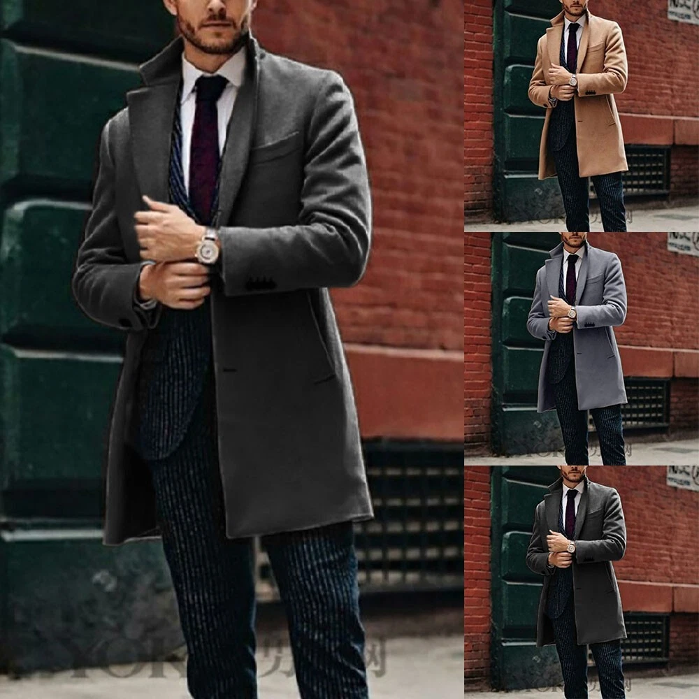 Mens winter hotsell dress coats sale
