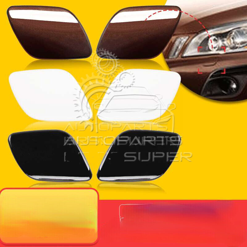 FOR VOLVO XC60 2008 - 2016 FRONT BUMPER HEADLIGHT WASHER JET COVER CAP