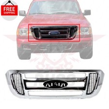New Front Grille Assembly Chrome Fits 2006-2011 Ford Ranger 24-door Fo1200474