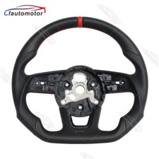 Full Leather Steering Wheel Fit Audi RS3 RS4 RS5 A3 A4 A5 S3 S4 S5 2017-2021