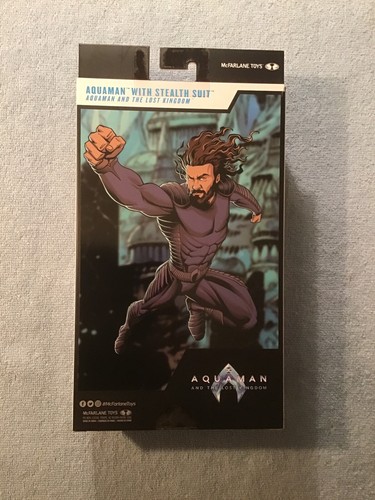 Aquaman With Stealth Suit McFarlane Toys DC Comic Action Figure, See Pics - Picture 11 of 21