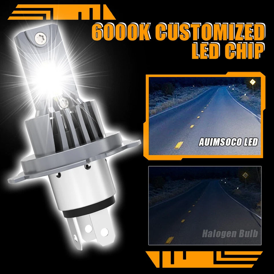 Para Lexus LS400 1993-1994 2X 9003 H4 LED Faro Bombilla de haz alto/bajo 6000k Blanco Foto 3 de 4