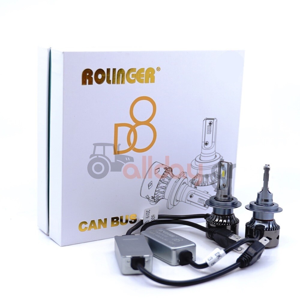 - Senza marca/Generico - - X Rolinger D8 LED Kit H7 Lampadine Xenon CANBUS 36W 12V 6000k Auto - Immagine 1