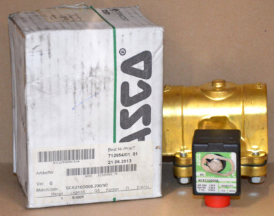ASCO SCE210D008 2-Wege Magnetventil Neu/unbenutzt