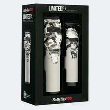 BaByliss PRO Limited FX+ Black Gray CAMO Clipper & Outlining Trimmer FXHOLPK2CAM