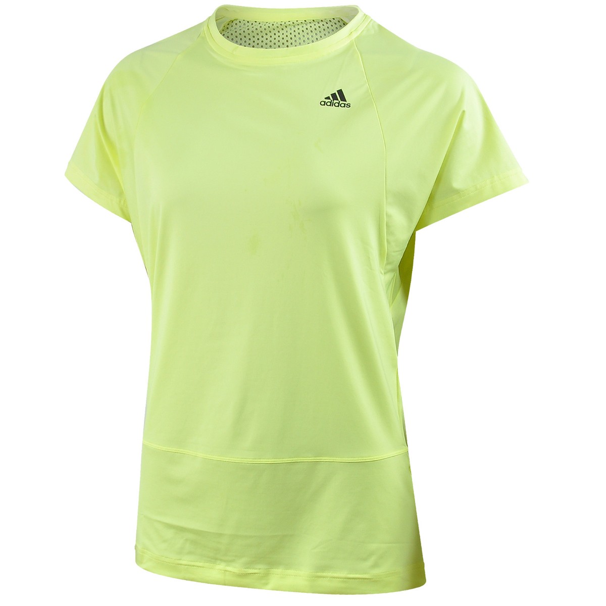 New Adidas Workout Top, T-Shirt Yellow Ladies Womens Gym