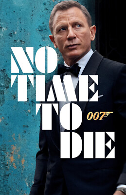 AA2370 James Bond No Time to Die Film 2021 007 Movie Poster 11x17