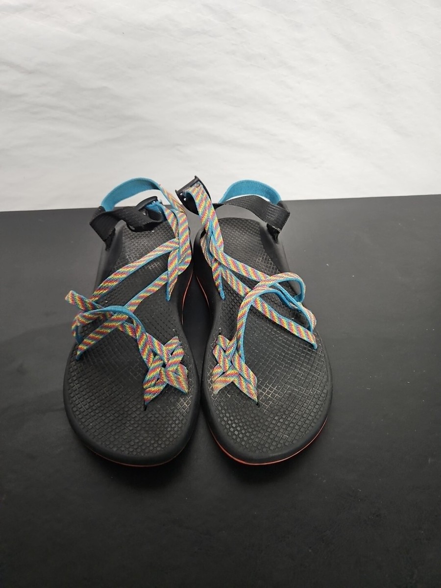 Chaco Women's Size 9 Rainbow Stripe Strappy ZX/2 Dual Strap