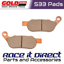 Bremsbel&auml;ge f&uuml;r Harley Heritage 1690 Softail CL FLSTC 2012-2017 HINTEN Goldfren S33