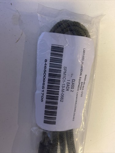 USGI Military Individual Equipment Carrying Cord Pistol Lanyard 8465-00-965-1705 - Picture 2 of 6