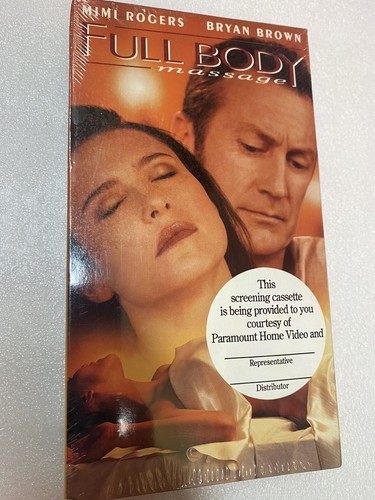FULL BODY MASSAGE 1995 VHS MIMI ROGERS Brand New Sealed Promo Screener full-body-massage-1995-vhs-mimi-rogers-brand-new-sealed-promo-screener