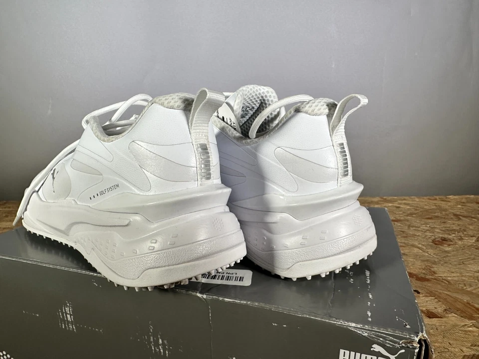 Zapatos de golf Puma GS Fast 376584-02 Puma blancos para mujer sin clavos EE. UU. 9 Reino Unido 6,5 Foto 3 de 4