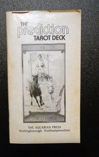1985 PREDICTION TAROT CARD DECK COMPLETE AQUARIAN PRESS OOP - Picture 4 of 4