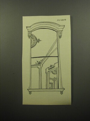 1957 Cartoon by Saul Steinberg  - Mirror