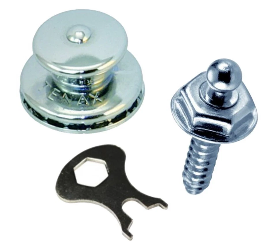 Set 1 * TENAX Oberteil, Blechschraube und Schlüssel - Persenning Boot Plane LOXX