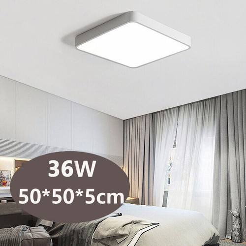 36W Modern LED Ceiling Light Square Panel Down Bathroom Kitchen Bedroom Lamp - Picture 8 of 8