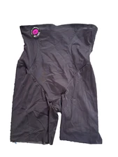 NWT Maidenform Pantie High Waist  Long  Shaper Panty  Black  Size 2XL Anti Stati