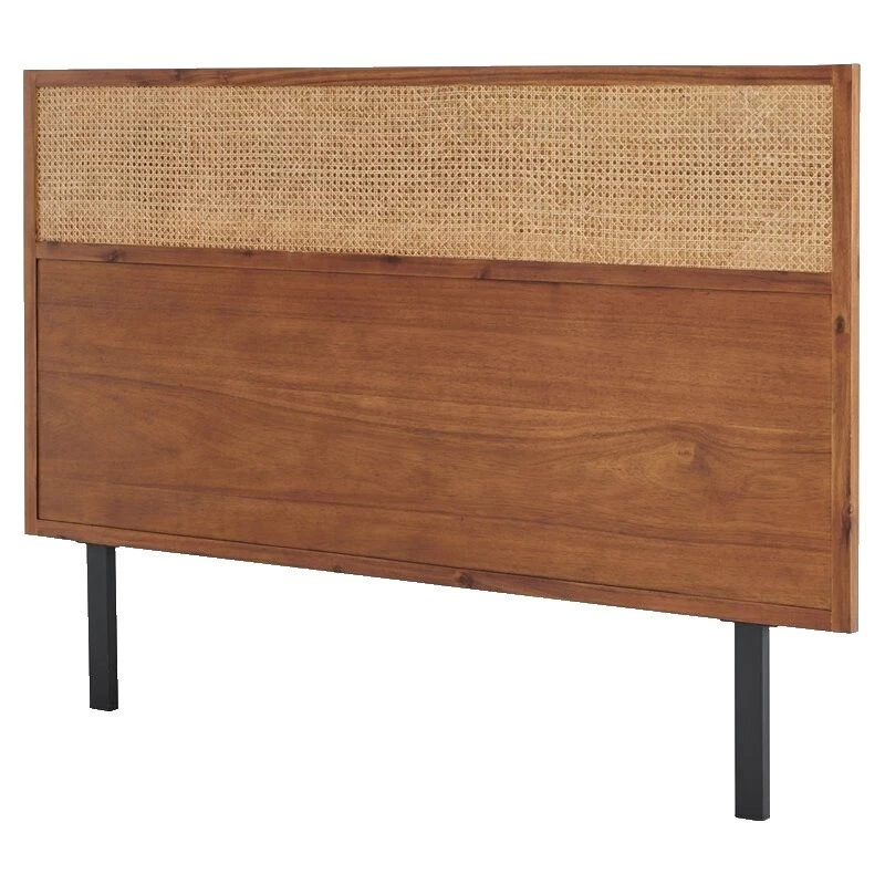 Camas y Marrón de Ratán headboards