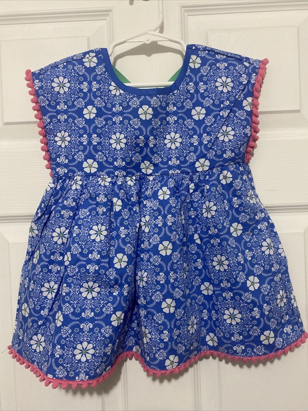 Matilda Jane size 4 top NWT blue flowers bow in back