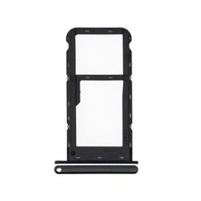 Single Sim Card Tray For Motorola Moto G7 Play (XT1952) - Black (US Version)