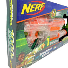 New - Nerf - Ghost Ops Shadow ICS-6 Nerf Gun Blaster N-Strike - Orange  Clear