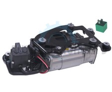 for BMW X5 F15 X6 F16 13-19 Air Suspension Compressor Pump W Valve Block Bracket