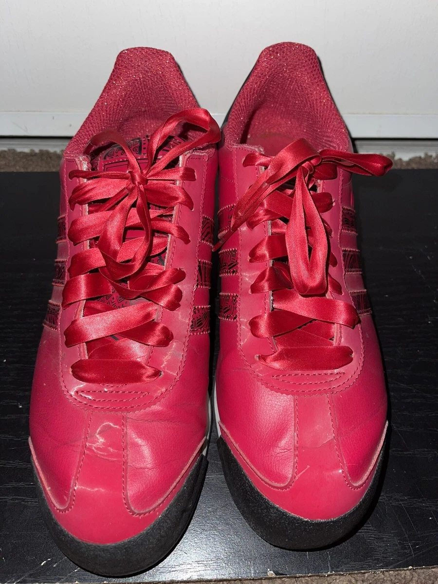 Red adidas samoa clearance