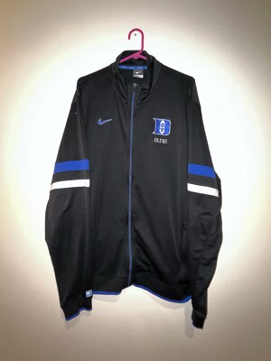 Duke Blue Devils Basketball Warm Up Jacket Men's Sz XL Tall Nike