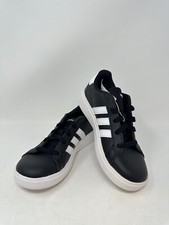 adidas Kid's Grand Court 2.0 Lace-Up Shoes GW6503 - US:2, Black/White, H1 C725T 