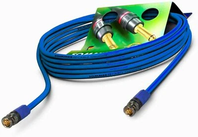 Sommer Cable 30 m 12G 6G 3G SDI cavo video 4K 60p HD Neutrik BNC VINTAGE-3000-BL-BL