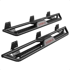 Running Boards For 2019-2024 Dodge Ram 1500 Crew Cab Side Two Steps Nerf Bars 
