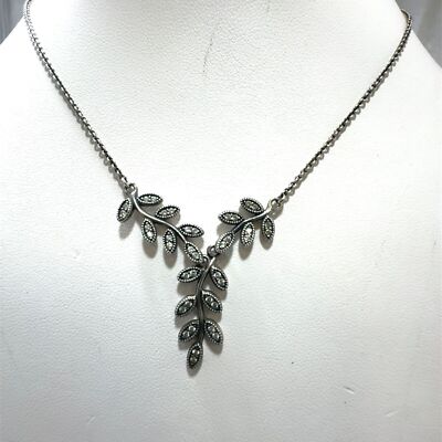 Pandora S925 ALE, Shimmering Leaves 18 Necklace Grams