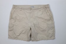 Vintage Y2K Columbia Mens 40 Distressed Above Knee Trekking Hiking Cargo Shorts