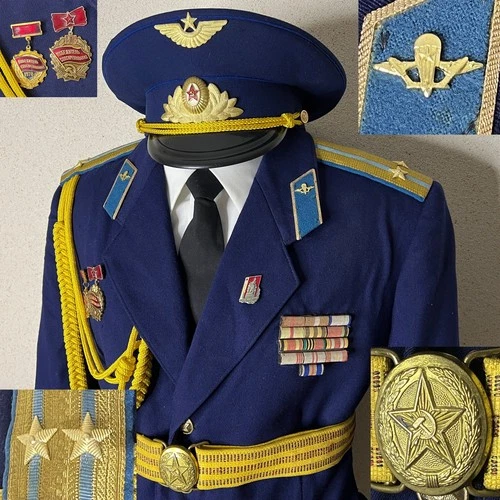 Vintage Soviet VDV USSR Afghan War Cold War Era Airborne Military Uniform.