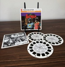 Vintage 1966 GAF Batman The TV Series 3 View-Master Reels Pack W/Booklet