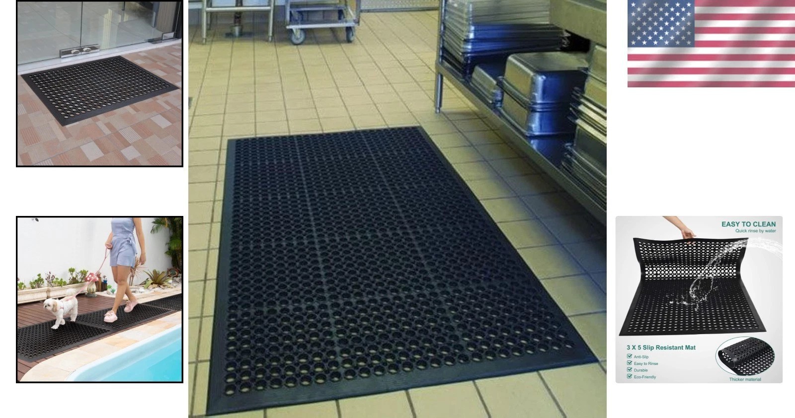 Commercial Anti-Fatigue Rubber Mat
