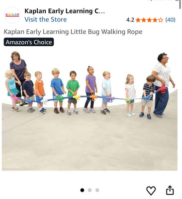 Kaplan Early Learning Little Bug Toddler Walking Rope - Used